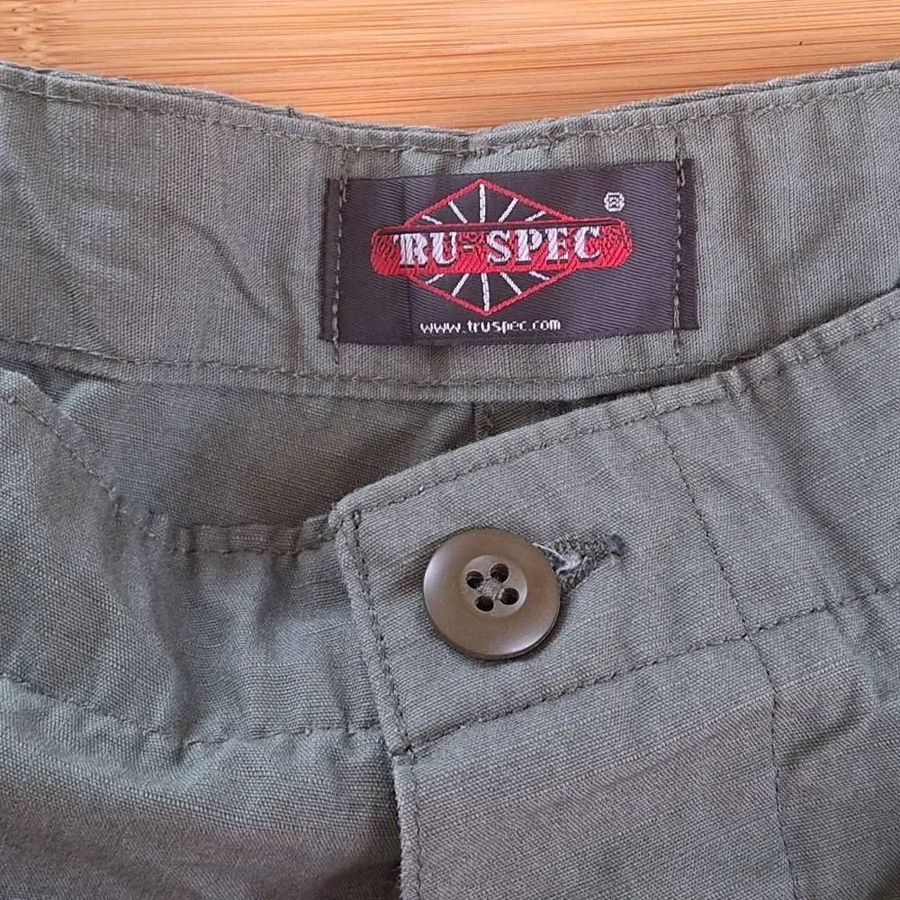 Tru-Spec Classic BDU Cargo Pants Olive 100% Cotton Rip Stop XL Regular NWOT